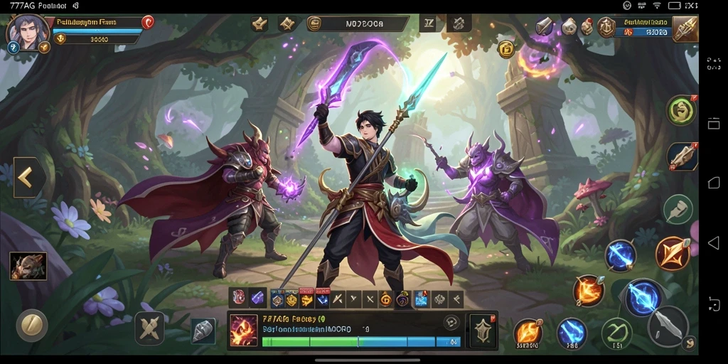 Gameplay seru di dunia fantasi 777AG dengan berbagai misi.