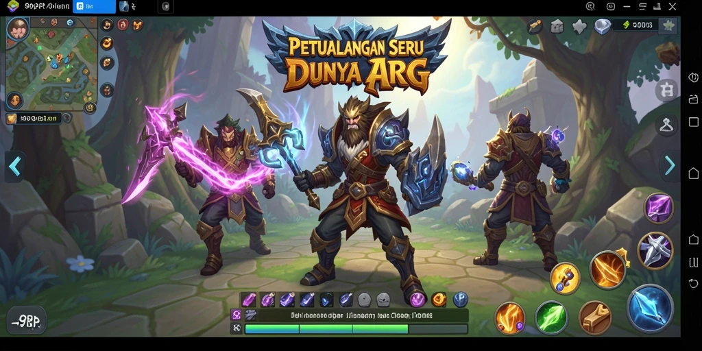 Tampilkan aksi seru dalam gameplay ARPG 99RP.