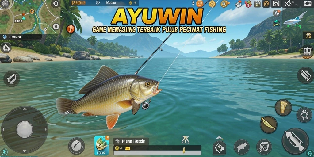 Tangkapan ikan besar di AYUWIN dengan grafis menakjubkan.