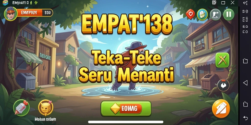 Screenshot gameplay EMPATI138, menunjukkan berbagai teka-teki yang menarik.