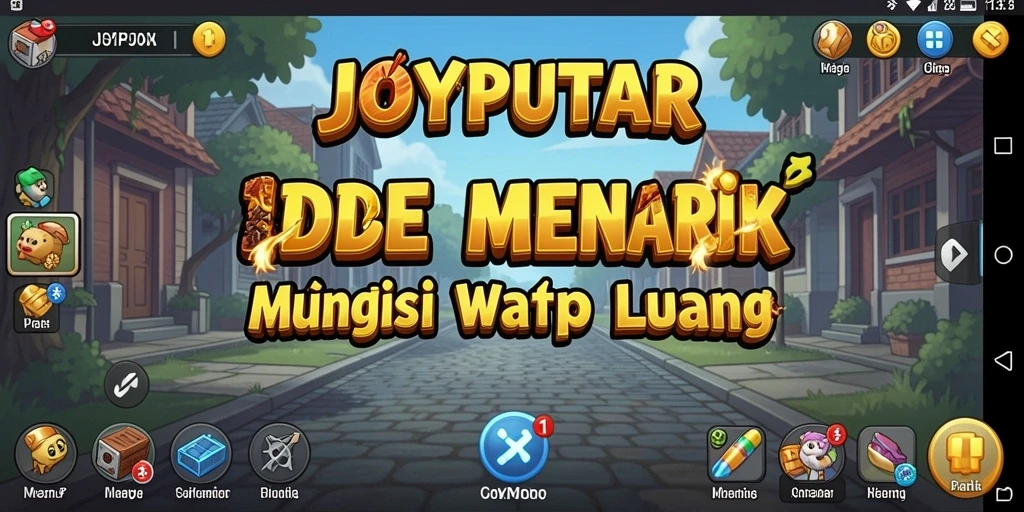 Tampilan gameplay JOYPUTAR dengan elemen Idle yang menarik.