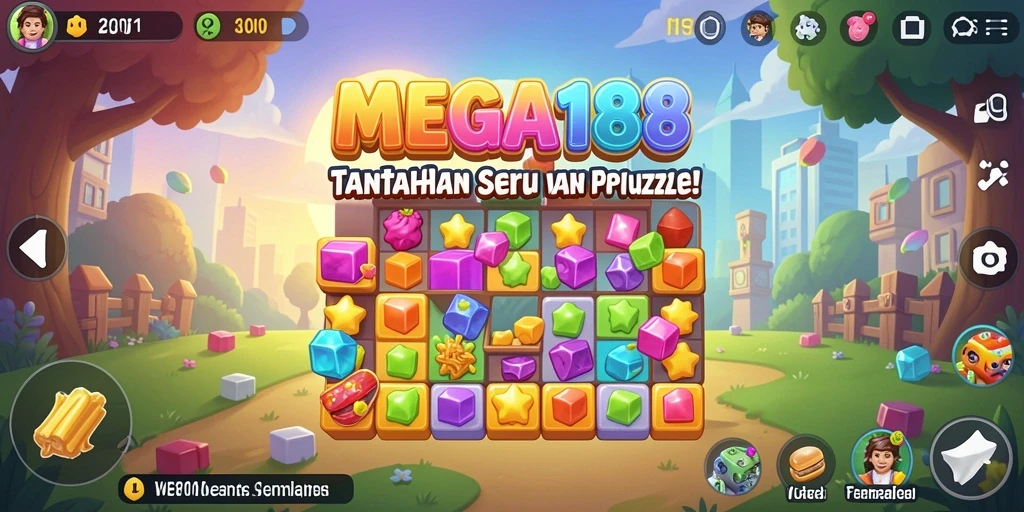 Tampilan gameplay seru dan menantang di MEGA188.