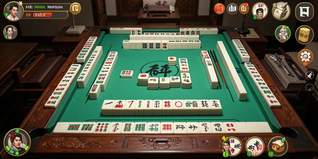 Tampilan gameplay Mahjong yang menarik dalam MZ356.