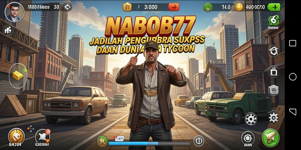 Tangkapan layar gameplay NABOB77 dengan elemen Tycoon yang menarik.