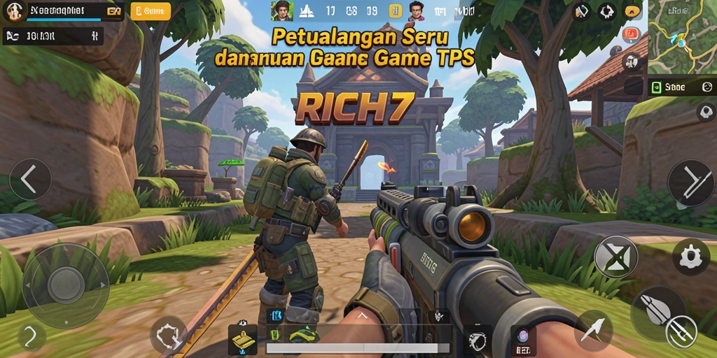 Tangkapan layar menunjukkan aksi mendebarkan dalam RICH7 saat menghadapi musuh.