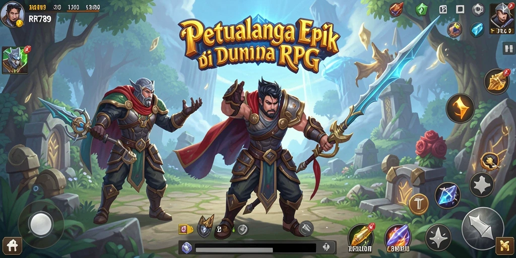 Screenshot tampilan gameplay epik dalam RR789 dengan pertarungan yang menegangkan.
