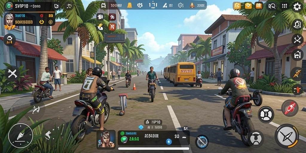 Tampilan gameplay yang menarik dalam game simulasi SVIP10.